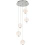 Italux ROSARIO PND-12220121-5A-CR Visilica 5x21W/LED 3200K 1400LM IP20
