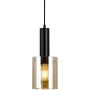 Italux SARDO PND-5581-1-BK+AMB Visilica 1x40W/E27 IP20