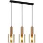 Italux SARDO PND-5581-3-BRO+AM Visilica 3x40W/E27 IP20