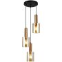 Italux SARDO PND-5581-3A-BRO+AMB Visilica 3x40W/E27 IP20