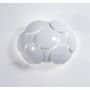 Italux SANTINA WHITE W0317-01A-T5E0 Zidna svjetiljka 1x26W/E27