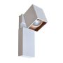 Italux ARAVENA WLB073/5W 4000K WH+GO Zidna svjetiljka 1x5W/LED 450LM