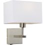 Italux NORTE WL-1122-1-A-SN-RC-WH Zidna svjetiljka 1x60W/E27 IP20