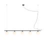 Aldex BERYL GLASS 5 1006F1 Visilica 5x40W/E14 IP20