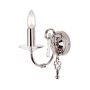 Elstead Lighting AEGEAN AG1-POL-NICKEL Zidna svjetiljka 1x60W/E14