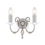 Elstead Lighting AEGEAN AG2-POL-NICKEL Zidna svjetiljka 2x60W/E14