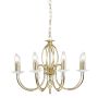 Elstead Lighting AEGEAN AG8-POL-BRASS Luster 8x60W/E14