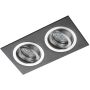 Lumifall ALCAZAR LMF.AZ542BC Ugradbeno downlight svjetlo 2x50W/G5,3/MR16