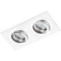 Lumifall ALCAZAR LMF.AZ542WC Ugradbeno downlight svjetlo 2x50W/G5,3/MR16