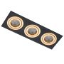 Lumifall ALCAZAR LMF.AZ543BG Ugradbeno downlight svjetlo 3x50W/MR16 IP20