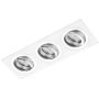 Lumifall ALCAZAR LMF.AZ543WC Ugradbeno downlight svjetlo 3x50W/G5,3/MR16 lub GU10