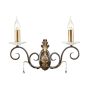 Elstead Lighting AMARILLI AML2-BRONZE Zidna svjetiljka 2x60W/E14
