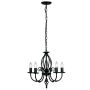 Elstead Lighting ARTISAN ART5-BLACK Luster 5x60W/E14