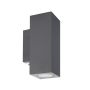 Norlys SANDVIK 1731GR Zidna svjetiljka 2x3.9W/GU10 2700K 530LM IP65
