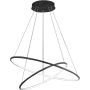 Milagro ORION BLACK ML508 Visilica 2x53W/LED 3710LM