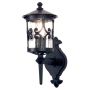 Elstead Lighting HEREFORD BL10-BLACK Zidna svjetiljka 1x60W/E27 IP23