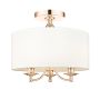 Cosmolight ABU DHABI C03480AU-WH Stropna svjetiljka 3x40w/E14 IP20
