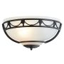 Elstead Lighting CARISBROOKE CB-WU-BLACK Zidna svjetiljka 1x60W/E27