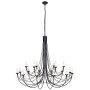 Elstead Lighting CARISBROOKE CB18-BLACK Luster 18x60W/E14