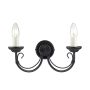 Elstead Lighting CHARTWELL CH2-BLACK Zidna svjetiljka 2x60W/E14