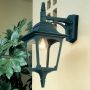 Elstead Lighting CHAPEL CP2-BLACK Zidna svjetiljka 1x60W/E27 IP44