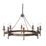 Elstead Lighting CROMWELL CW8-OLD-BRZ Luster 8x60W/E14