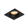 Italux Aranta DL-61903A-BK Ugradbeno downlight svjetlo 1x10W/GU10 IP20