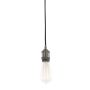 Italux CLASSO DS-M-034 MATT BLACK Visilica 1x60W/E27 IP20