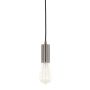 Italux MODERNA DS-M-038 MATT BLACK Visilica 1x60W/E27 IP20