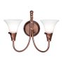 Elstead Lighting EMILY EM2-COPPER Zidna svjetiljka 2x60W/E14