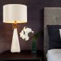 Flambeau NEO WHITE FB-NEO-TL-FR-WHT Stolna svjetiljka 1x60W/E27