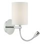 Dar Lighting FETA FET0750 Ruka za zidnu svjetiljku 1x60W/E27+1x1W/LED IP20
