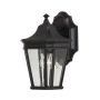 Feiss COTSWOLD LANE FE-COTSLN2-S-BK Zidna svjetiljka 1x60W/E27 IP44