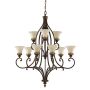 Feiss DRAWING ROOM FE-DRAWING-ROOM9 Luster 9x60W/E27