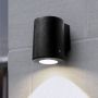 Fumagalli Franca FMG-FRANCA90-BLK Zidna svjetiljka 1x6W/GU10 4000K-2700K 366lm IP55