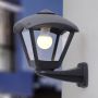 Fumagalli Nardo FMG-NARDO-DARIO-BLK Zidna svjetiljka 1x23W/E27 IP55