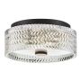 Hinkley Elle HK-ELLE-F-S-BK plafon 2x60W/E27 IP20