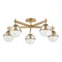 Hinkley Lighting Hollis HK-HOLLIS-5-C-HB Stropna svjetiljka 5x40 W/E14 ip44