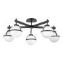 Hinkley Lighting Hollis HK-HOLLIS-5-O-BK Stropna svjetiljka 5x40 W/E14 ip44