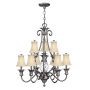 Hinkley Lighting PLANTATION HK-PLANT10-PL Luster 10x60W/E14