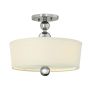 Hinkley Lighting ZELDA HK-ZELDA-SF-PN Stropna svjetiljka 3x60W/E27