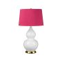 Elstead Lighting Isla ISLA-AB-TL-CRANBERRY Stolna svjetiljka 1x60 W/E27