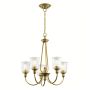 Elstead Lighting WAVERLY KL-WAVERLY5-NBR Luster 3x60W/E27