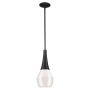 Kichler Deela KL-DEELA-P-BK lampa wisząca 1x60W/E27 IP20