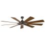 Kichler GENTRY KLF-GENTRY-85-WZ Ventilator 14W/LED 3000K 1300LM IP20