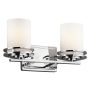 Kichler HENDRIK KL-HENDRIK2-BATH Zidna svjetiljka 2x3,5W/G9 2x320LM IP44