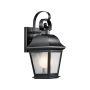 Kichler Mount Vernon KL-MOUNT-VERNON2-S-BK Zidna svjetiljka 1x60W/E27 ip44