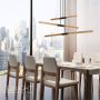 Light Prestige Lugano LP-2828/3P Visilica 3x48 W/LED 3000K 1360 lm IP20