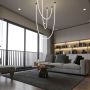 Light Prestige Rope Light LP-642/2M Smart Visilica 1x25W/LED 2700K-6500K 6600 lm IP20
