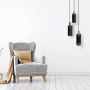 Light Prestige Tirana LP-945/3P BK Visilica 3x60W/E27 IP20